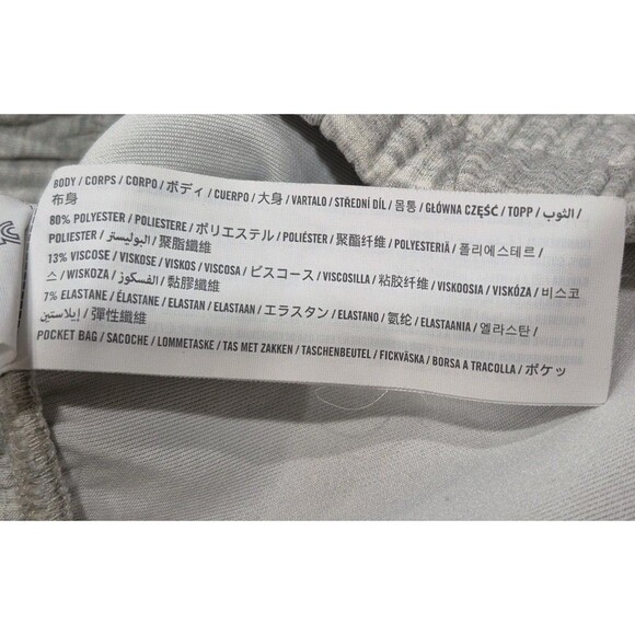 Abercrombie Fitch YPB Neoknit Shorts Women L Athletic Lounge Beach Gray - Picture 7 of 9